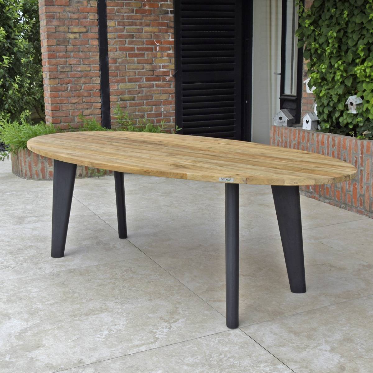 Gecko Jardin - Table en teck recyclé 240 cm, Elfe - Gecko Jardin - Imagen 3