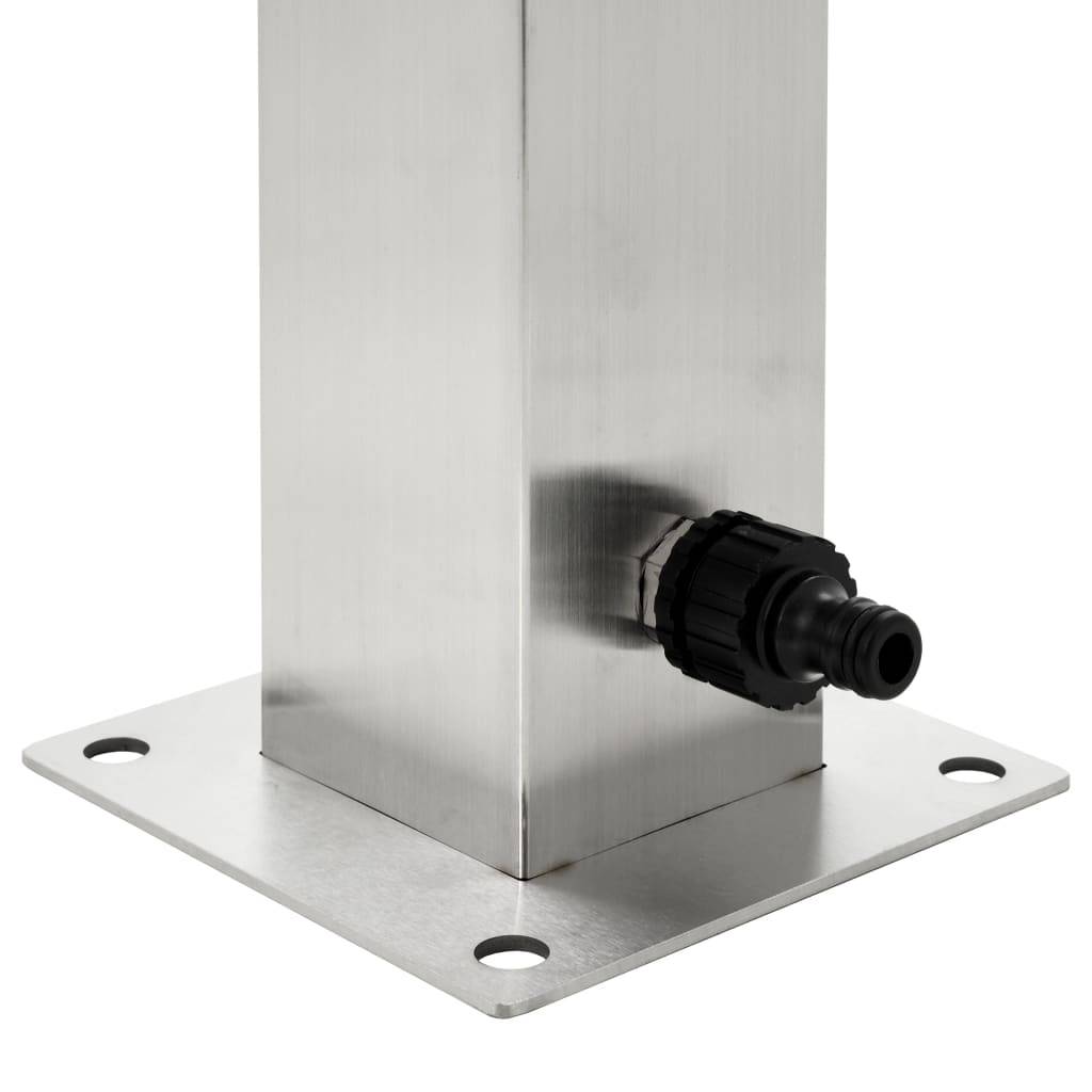 PANGIVO - Colonne d'eau acier inoxydable argenté 15 x 15 x 95 cm - PANGIVO - Image 6