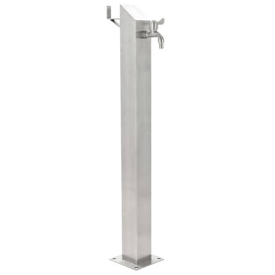PANGIVO - Colonne d'eau acier inoxydable argenté 15 x 15 x 95 cm - PANGIVO - Image 1