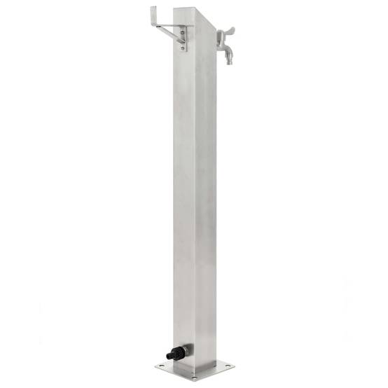 PANGIVO - Colonne d'eau acier inoxydable argenté 15 x 15 x 95 cm - PANGIVO - Image 4