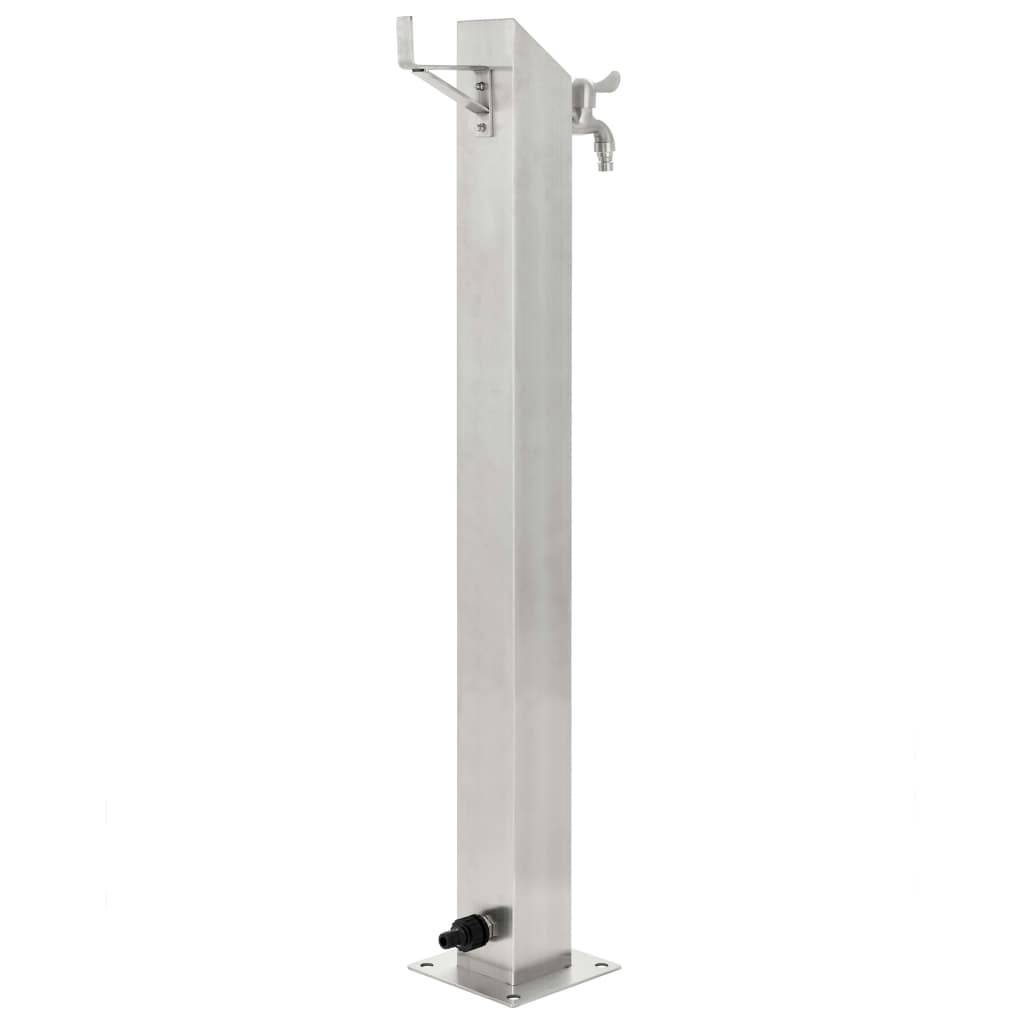 PANGIVO - Colonne d'eau acier inoxydable argenté 15 x 15 x 95 cm - PANGIVO - Image 4