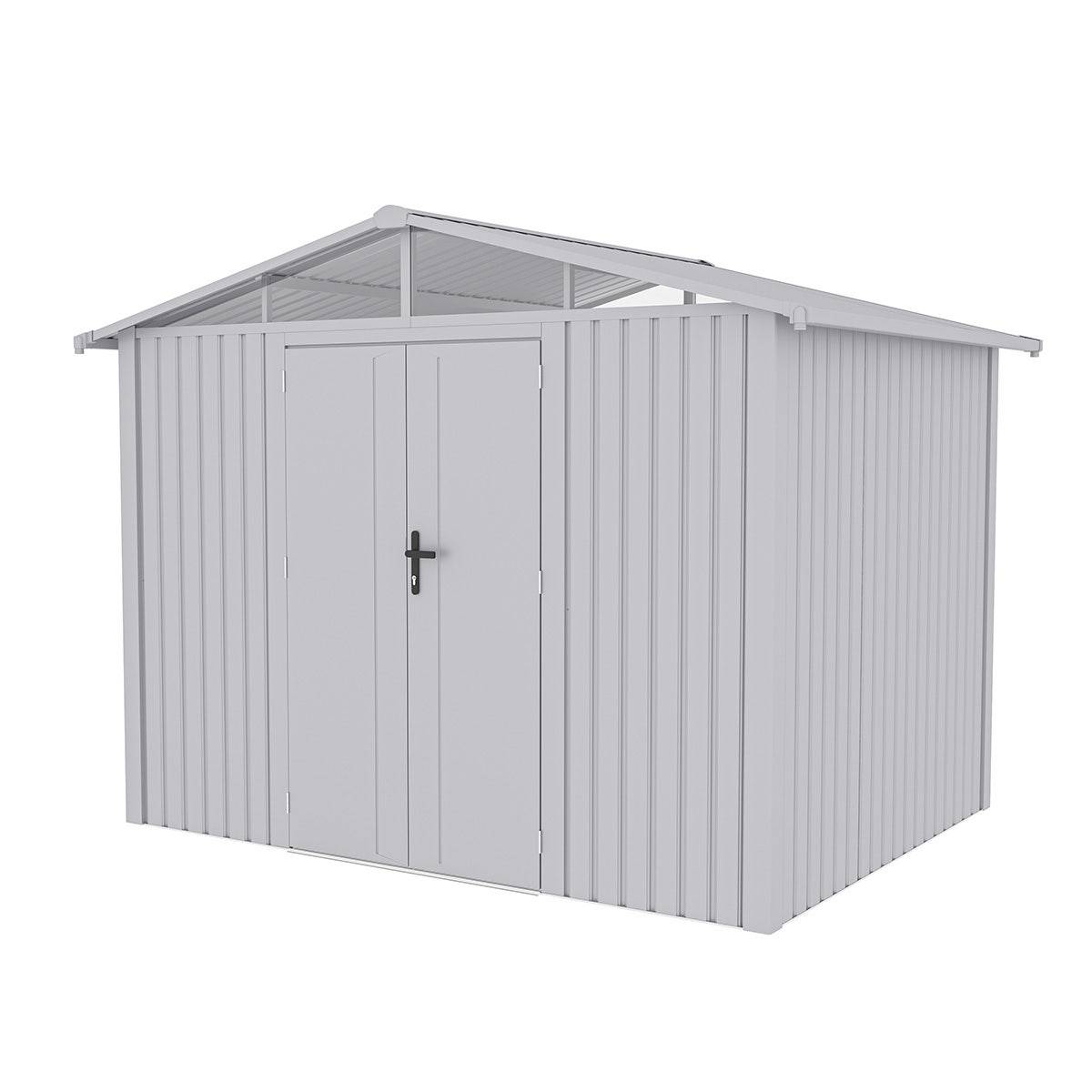 Trigano Jardin - Abri de jardin Aluminium Blanc 5.71 m² + kit d'ancrage - Image 6