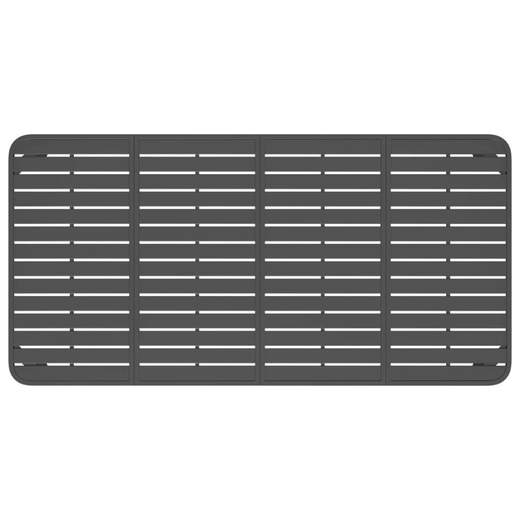 PANGIVO - Table de Jardin Anthracite 200 x 100 x 71 cm Acier - PANGIVO - Image 5