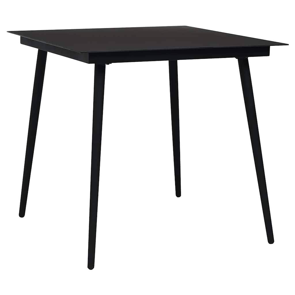 Vidaxl - Ensemble à manger de jardin 3 pcs-Salons de jardin noir rotin PVC 563530 - Image 7