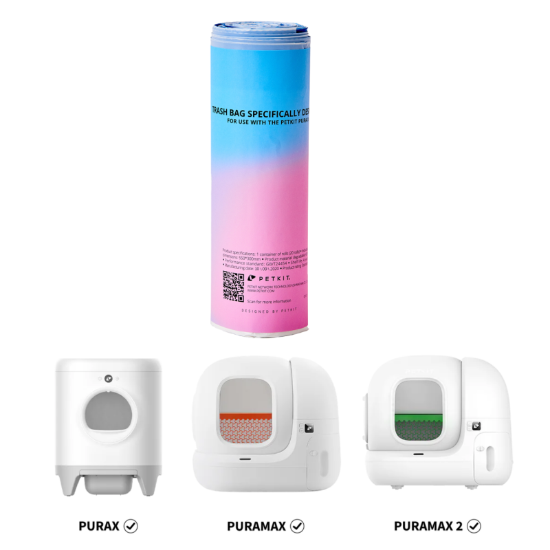 Petkit - 1 rouleau de sacs poubelle 7L pour litières PuraMax et Pura X Petkit - Imagen 1