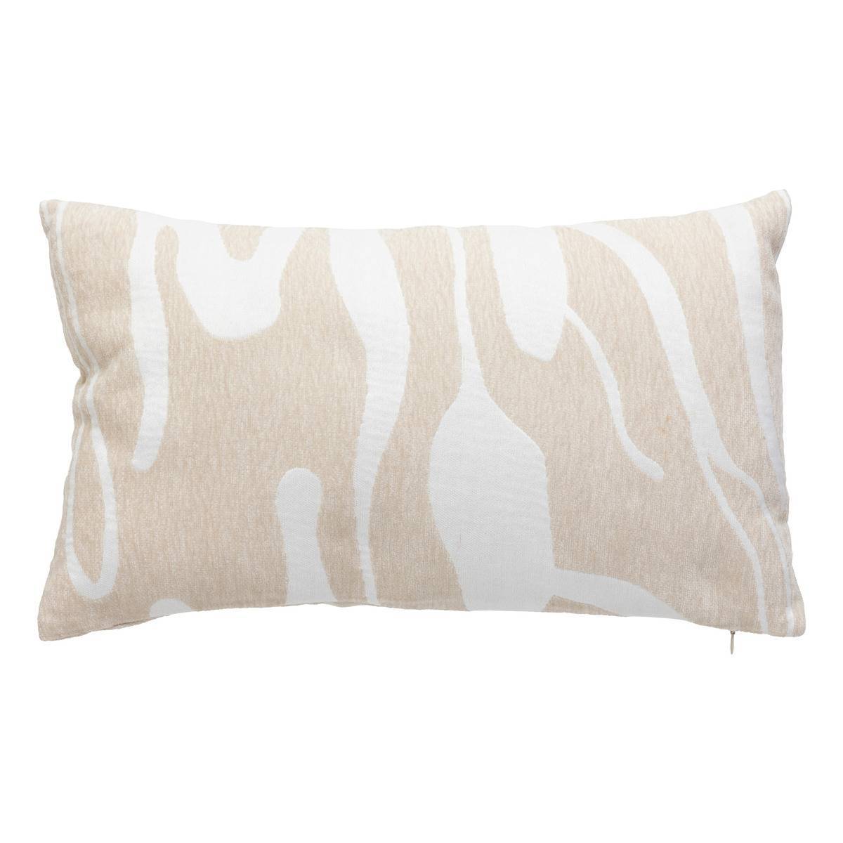 Atmosphera - Coussin jacquard Madini beige lin 30x50cm - Atmosphera Créateur d'intérieur - Imagen 1