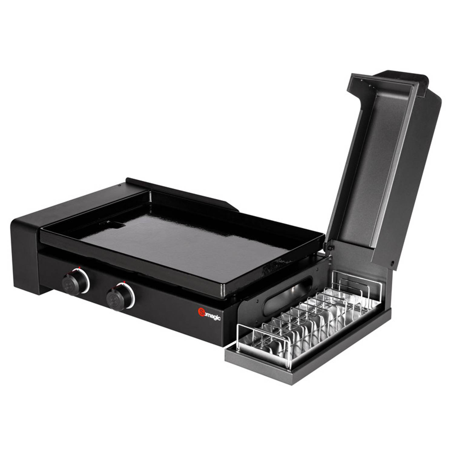 Somagic - Plancha au gaz spécial burger SO BURGER - 5,6kW - SOMAGIC - Imagen 4