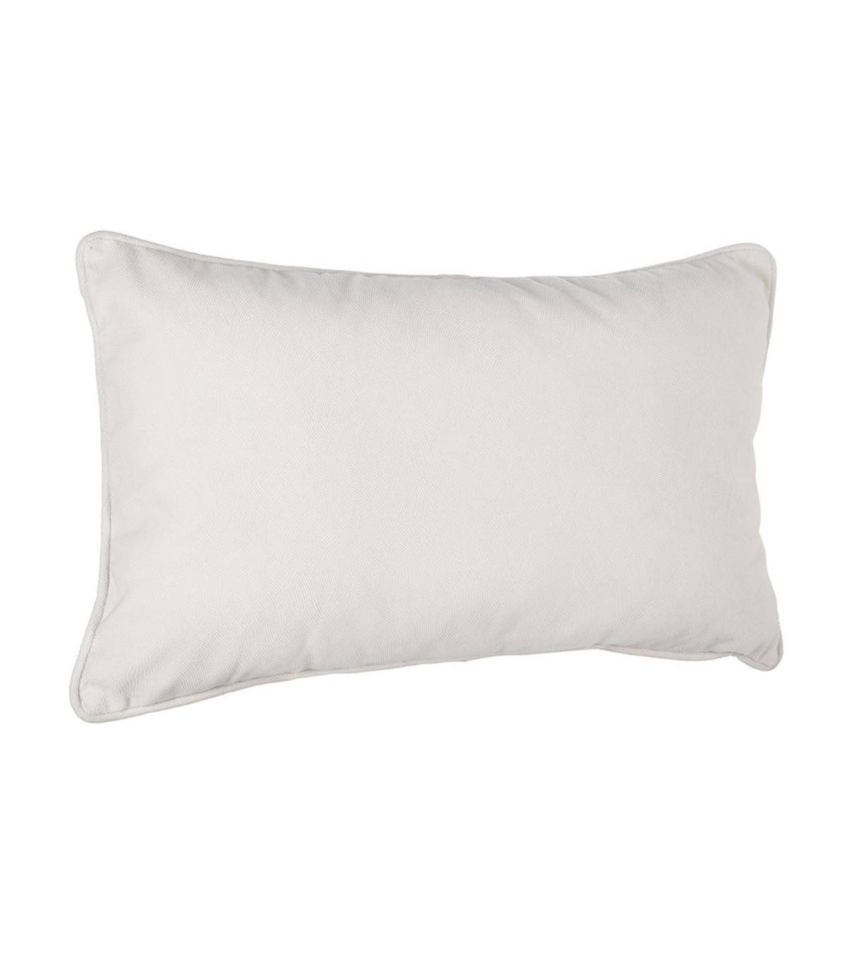 Coussin déhoussable  Ivoire 30 x 50 cm - Image 1