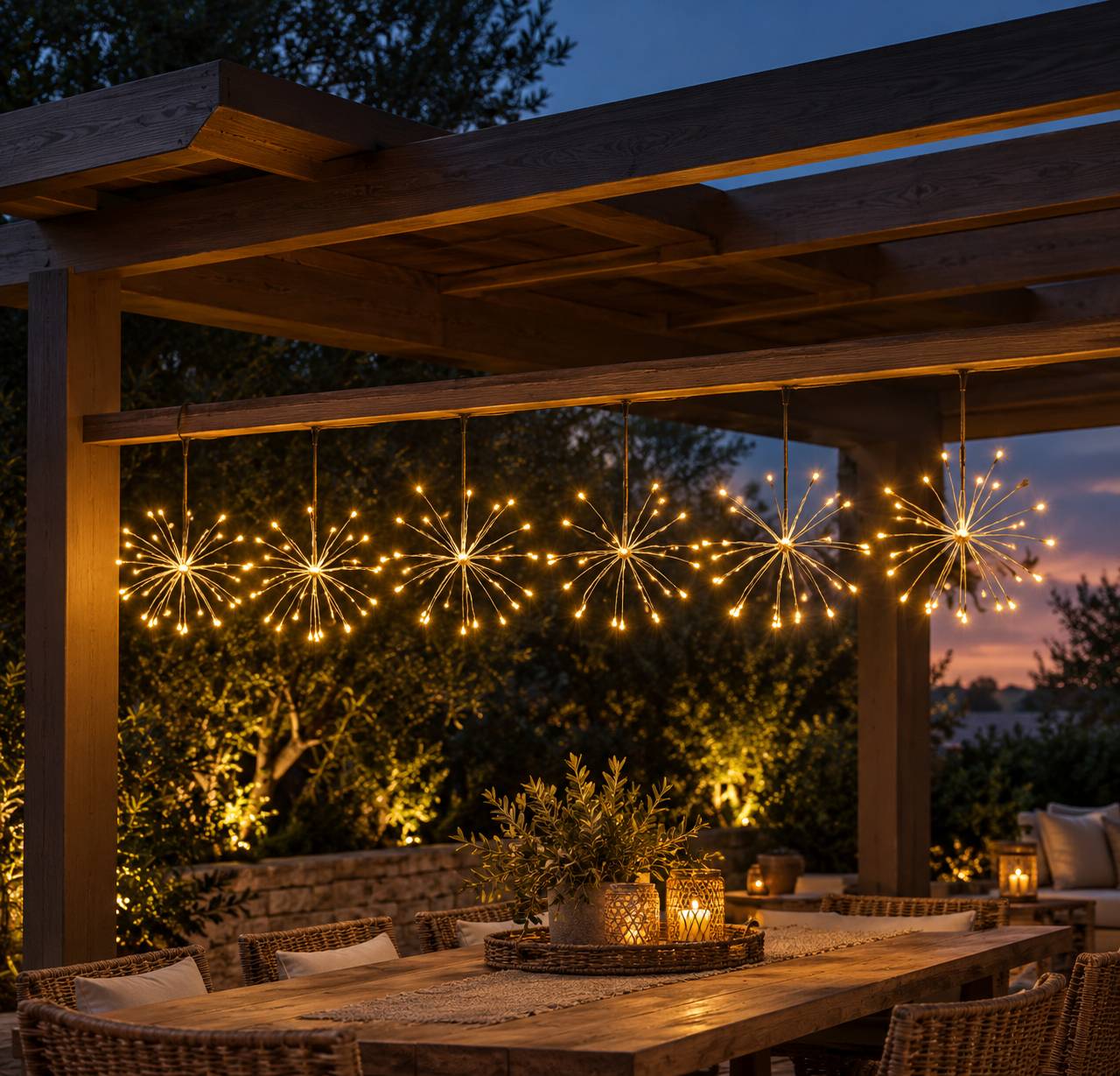 Lumisky - Guirlande solaire FIREWORKS STRING 144 LED 4.2M - Imagen 2
