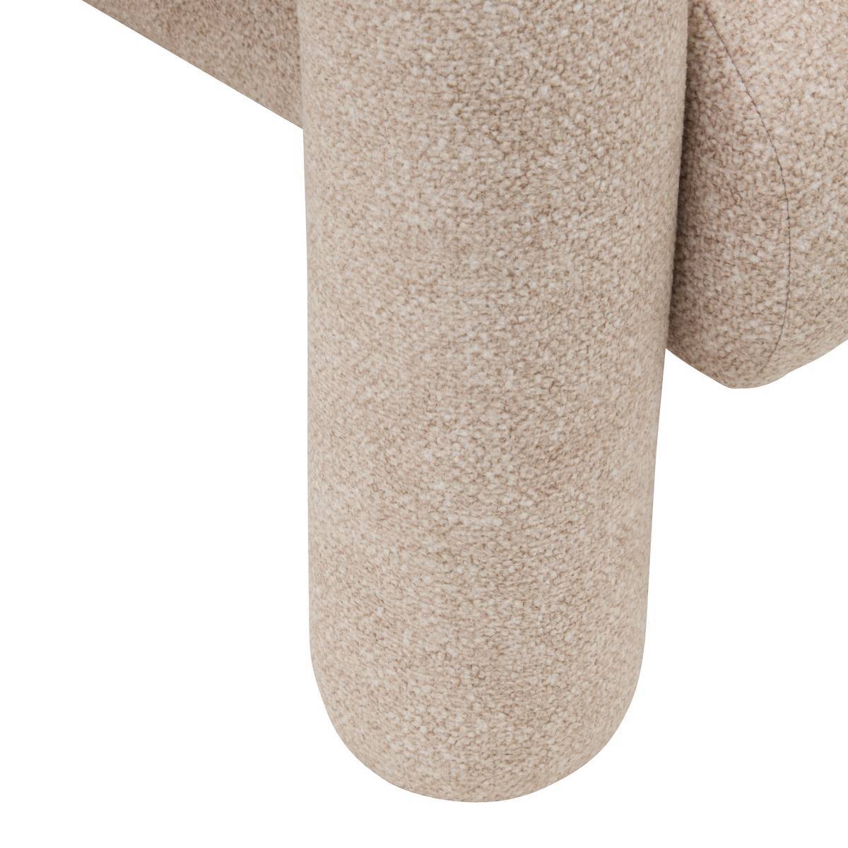 Atmosphera - Fauteuil Elyon H.72cm beige - Atmosphera Créateur d'intérieur - Image 4