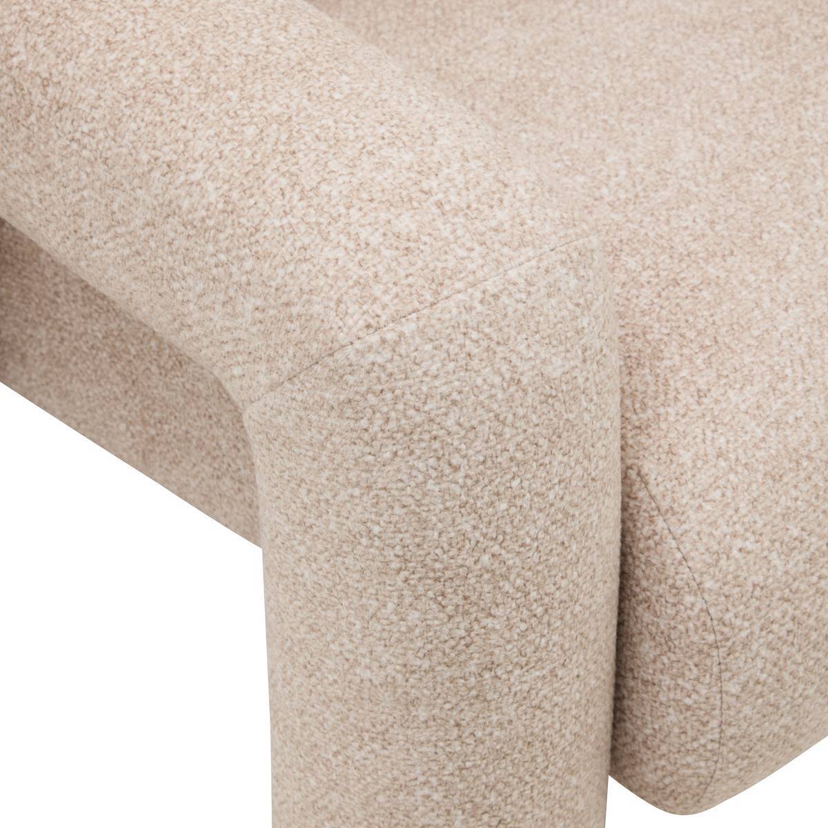 Atmosphera - Fauteuil Elyon H.72cm beige - Atmosphera Créateur d'intérieur - Image 3