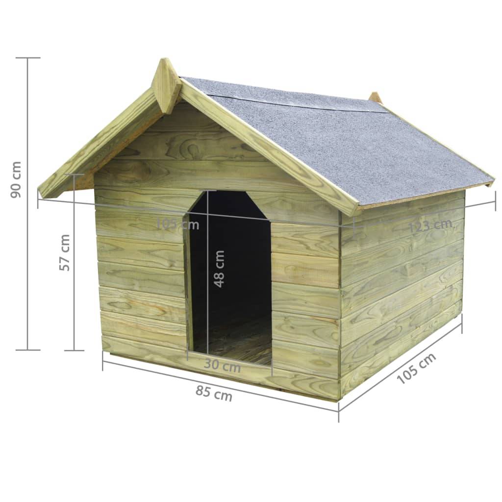 Helloshop26 - Niche de jardin avec toit ouvrant 105 x 123 x 90 cm en bois de pin imprégné - Imagen 6