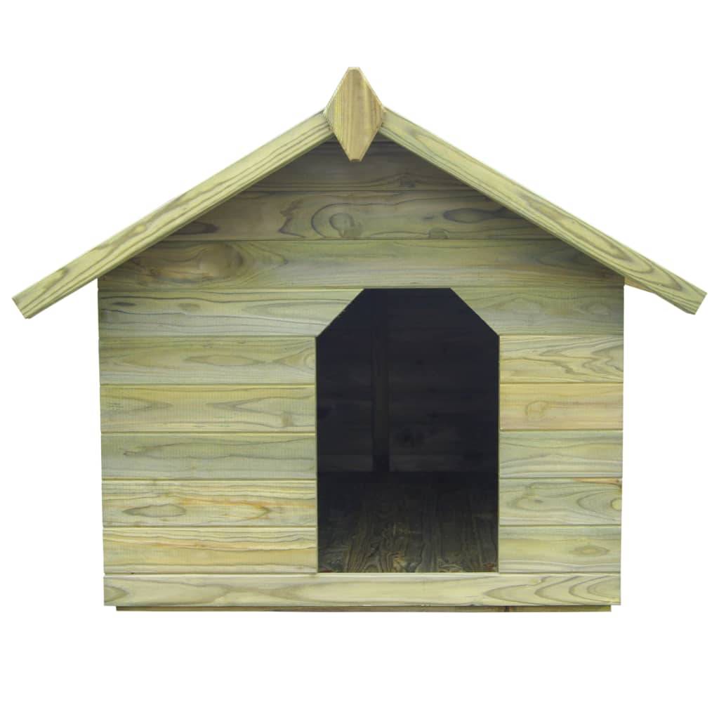 Helloshop26 - Niche de jardin avec toit ouvrant 105 x 123 x 90 cm en bois de pin imprégné - Imagen 2