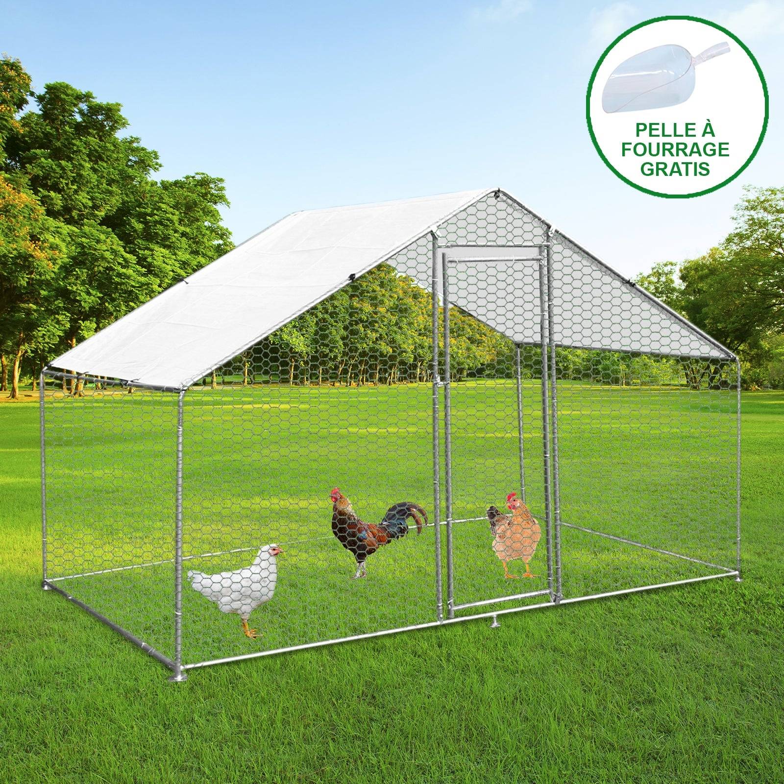 Monstershop - Enclos Poulailler 4m x 2m x 2m - Monstershop - Imagen 2