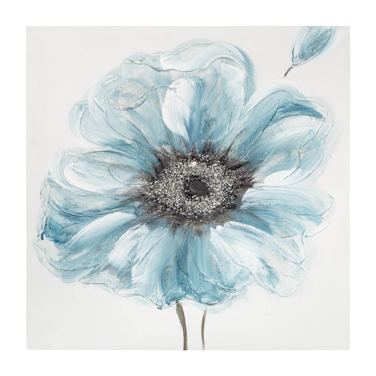 Atmosphera - Toile peinte "Fleurs" 48x48cm - Atmosphera Créateur d'intérieur - Imagen 1