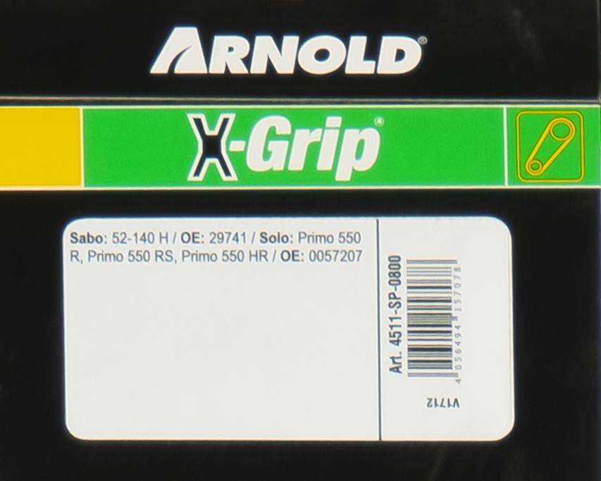 Arnold - Courroie trapézoïdale X-Grip V de type SPZ 800 Arnold - Imagen 3