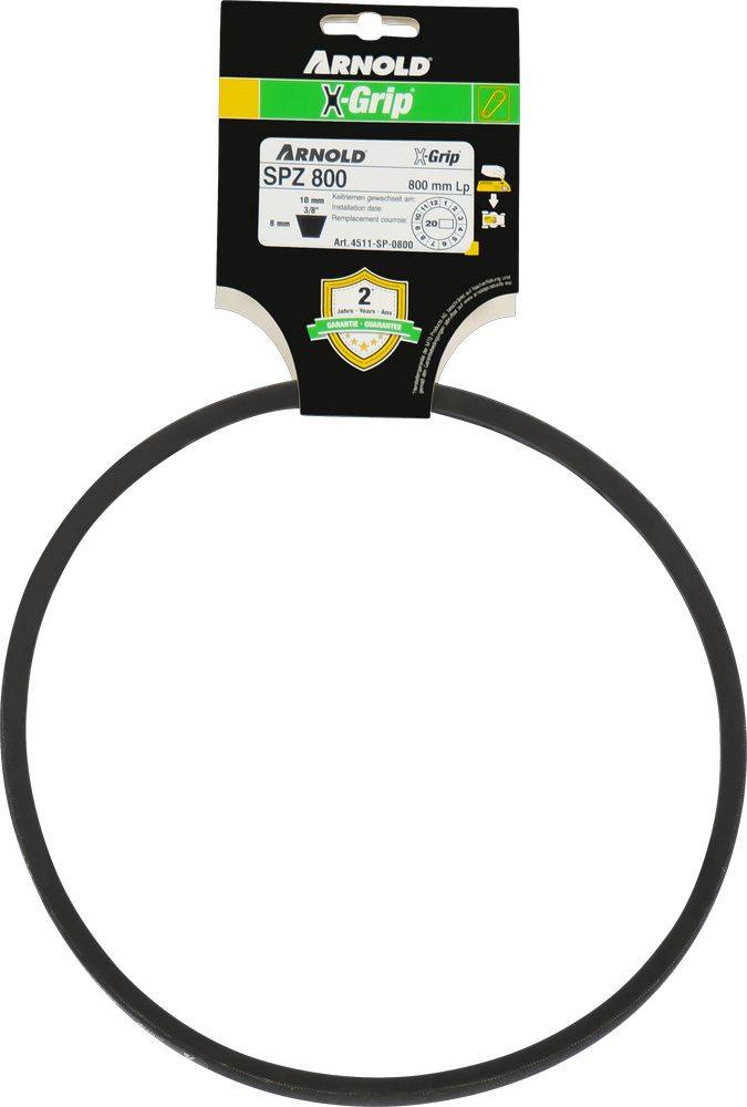 Arnold - Courroie trapézoïdale X-Grip V de type SPZ 800 Arnold - Imagen 1