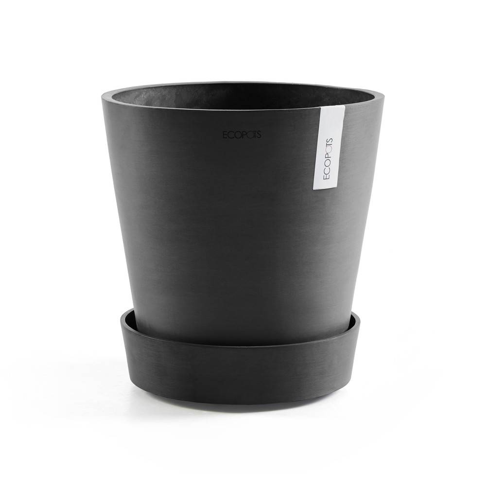 Ecopots - Support à roulettes Wheels 60 Gris Foncé - Ø 51 x H. 12,4 cm ECOPOTS - Imagen 1