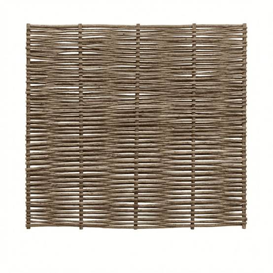 Clôture bois en noisetier - 100% Naturel - Sans Poteaux - Hauteur 120 X Largeur 180 cm - Image 1