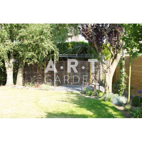 Clôture bois en noisetier - 100% Naturel - Sans Poteaux - Hauteur 120 X Largeur 180 cm - Image 9