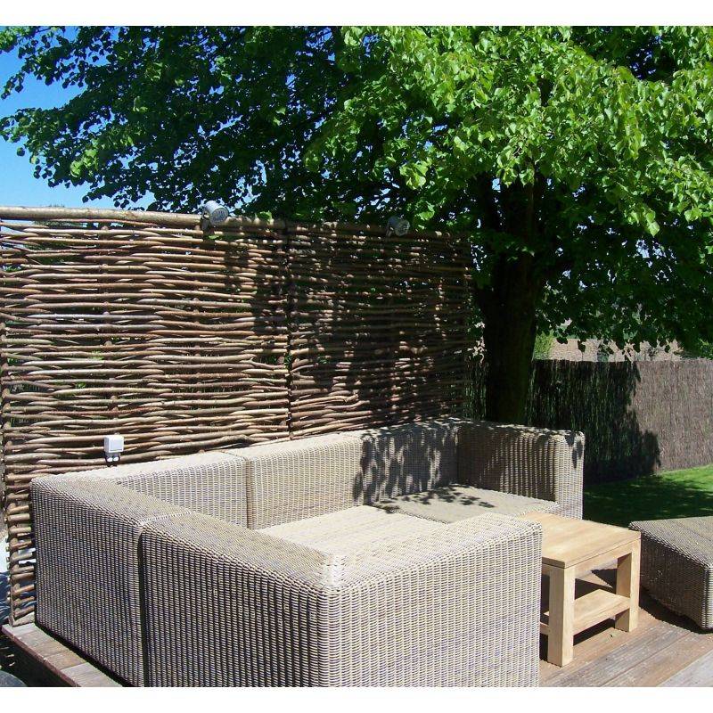 Clôture bois en noisetier - 100% Naturel - Sans Poteaux - Hauteur 120 X Largeur 180 cm - Image 7
