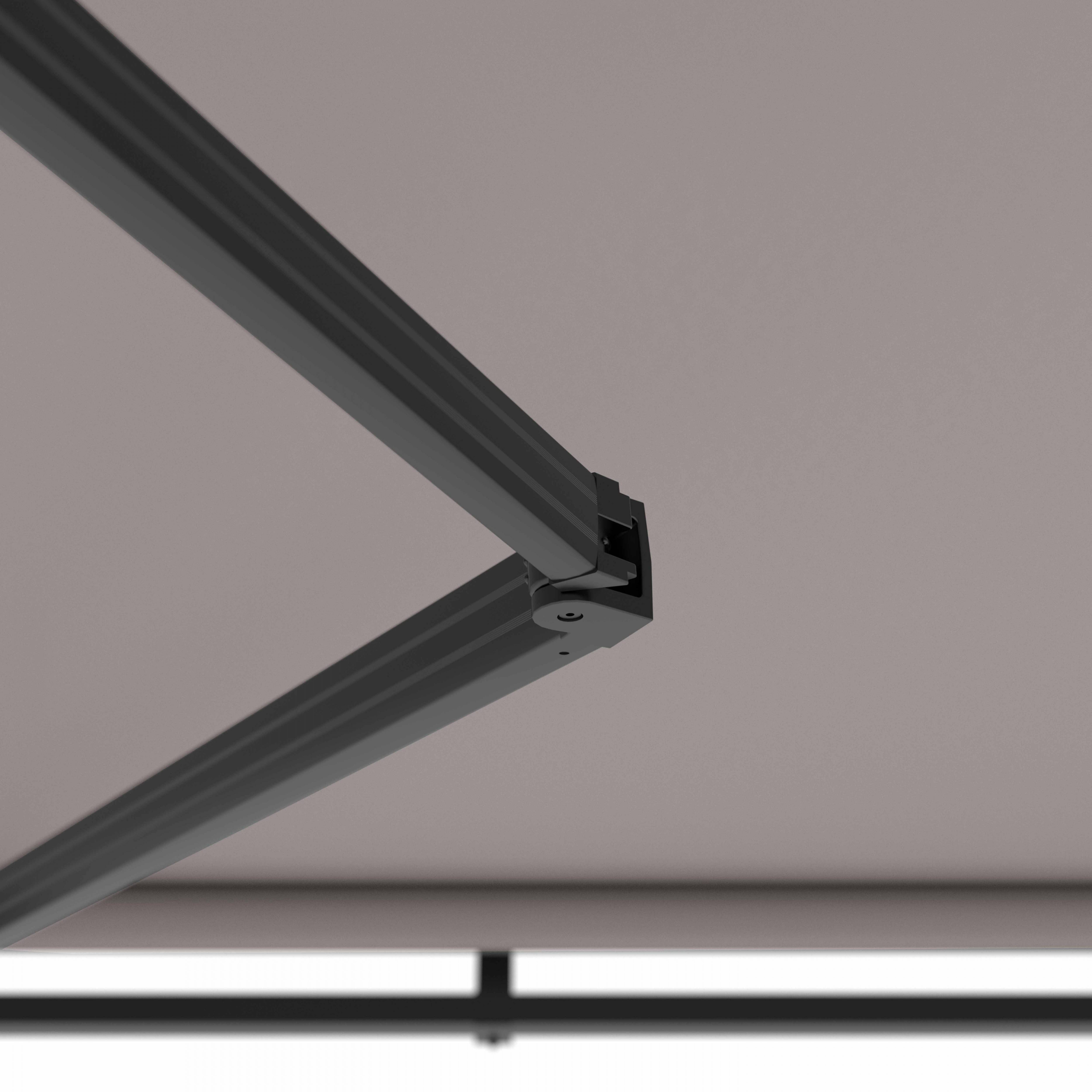 Oviala - Store banne semi-intégral 3x2,5m en aluminium taupe Paimpol - Oviala - Imagen 6
