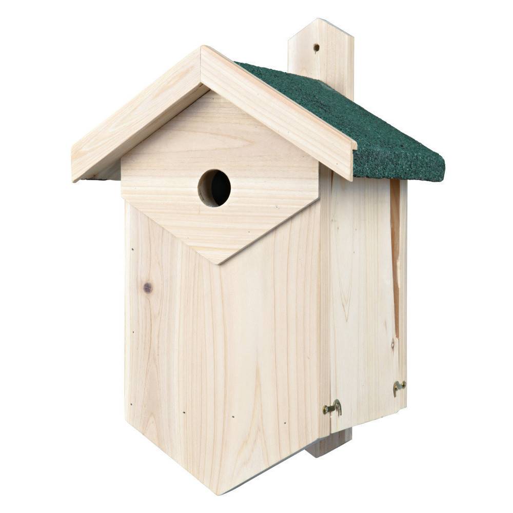 animallparadise - Nichoir pour les oiseaux nichant dans les cavités. Dimensions: 25 × 40 × 22 cm/ø 2,7 cm - Imagen 1