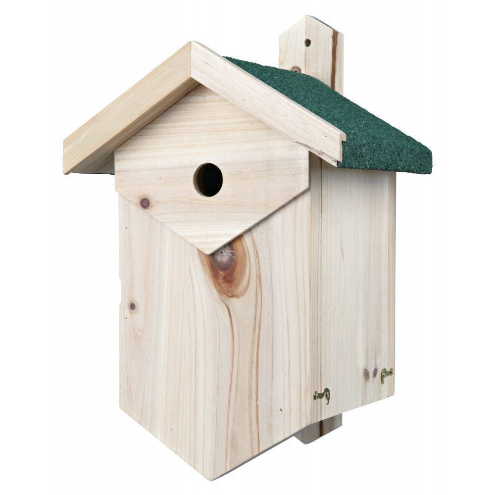 animallparadise - Nichoir pour les oiseaux nichant dans les cavités. Dimensions: 25 × 40 × 22 cm/ø 2,7 cm - Imagen 3