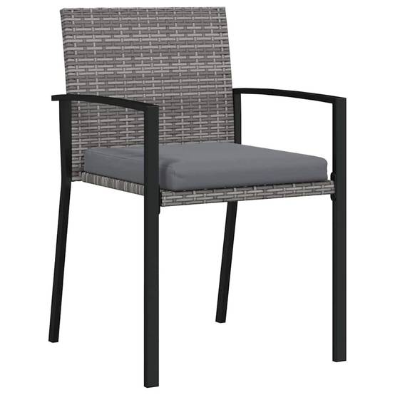 ComfortXL - Petit Salon de Jardin 3 Pièces 2 Places avec Coussins pour Balcon Gris – ComfortXL Outdoor Living - Image 6