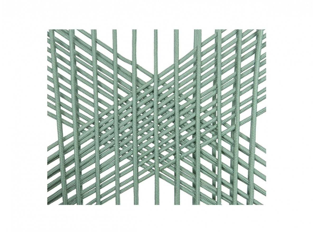Jardideco - Lot de 4 chaises de jardin Séville vert menthe - Jardideco - Imagen 3