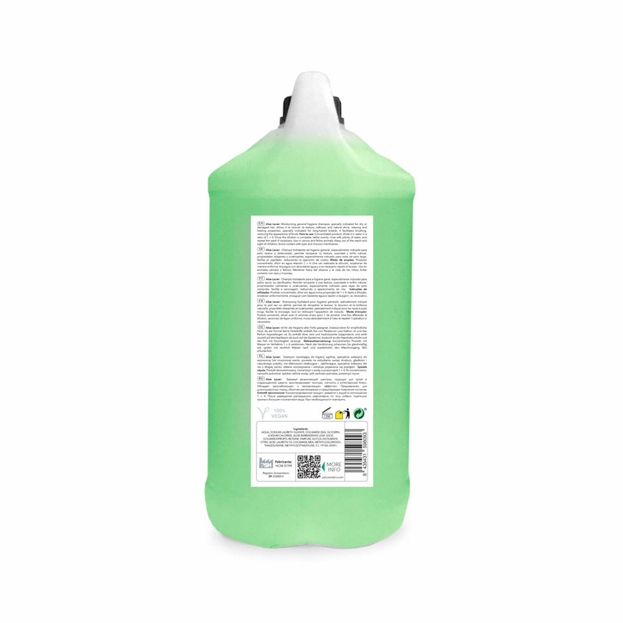Shampoing Universel "Aloe Lover" PSH : 5L PET SKIN HEALTHCARE