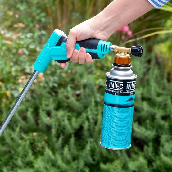 Intec - Désherbeur thermique Brule Herbes Allumage piezo + adaptateur multicartouche de gaz INTEC - Imagen 3