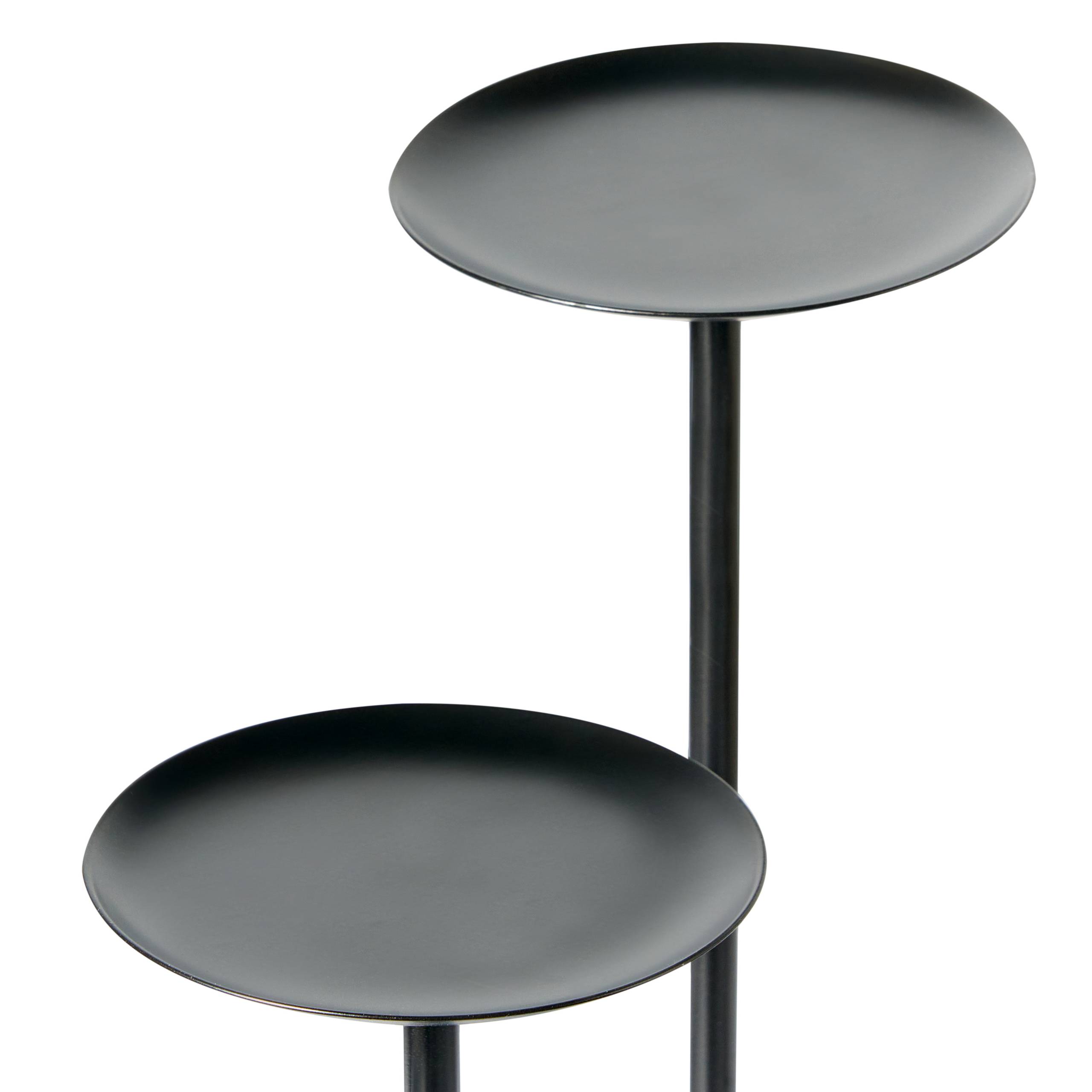 Beliani - Bougeoir Métal Noir LAMEGO - 52x22x23- Beliani - Image 5