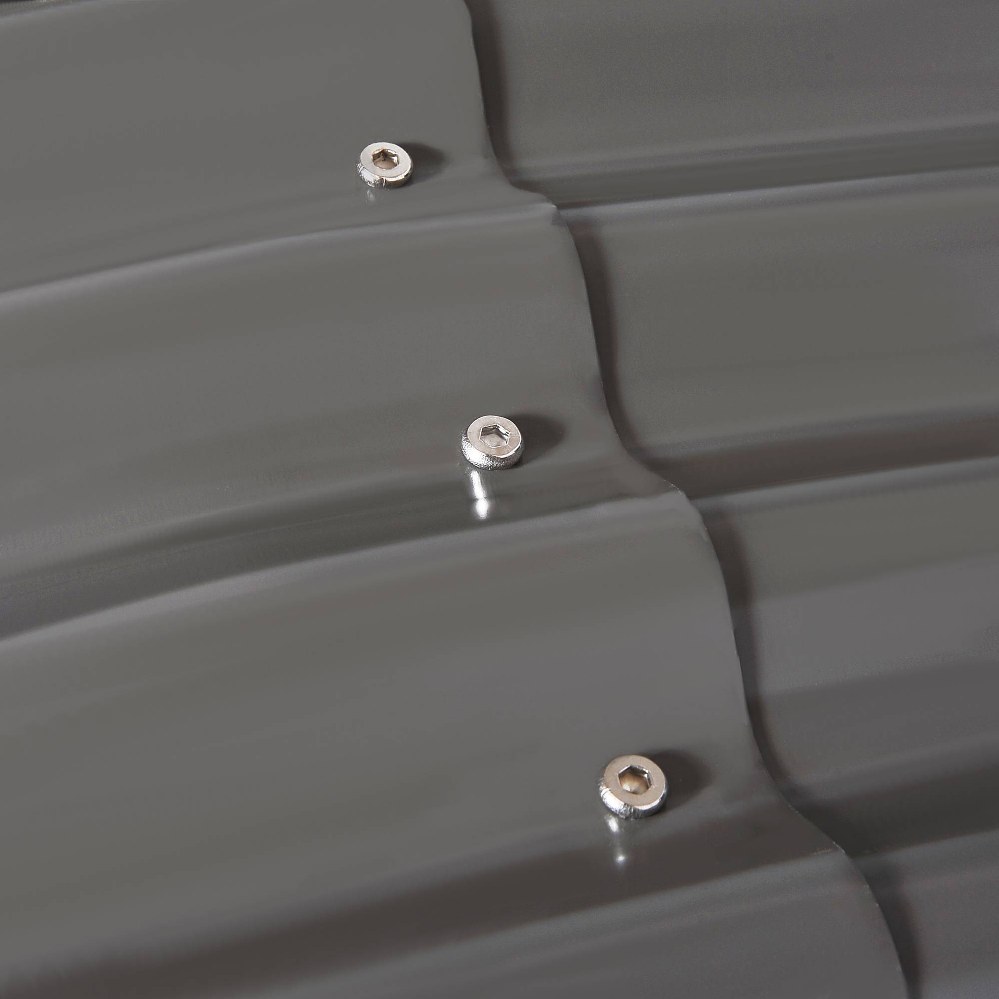 Abri Bûches Acier Extérieur Range Bois Chauffage Grande Capacité Gris 212cm - ComfortXL Outdoor Living - Image 6