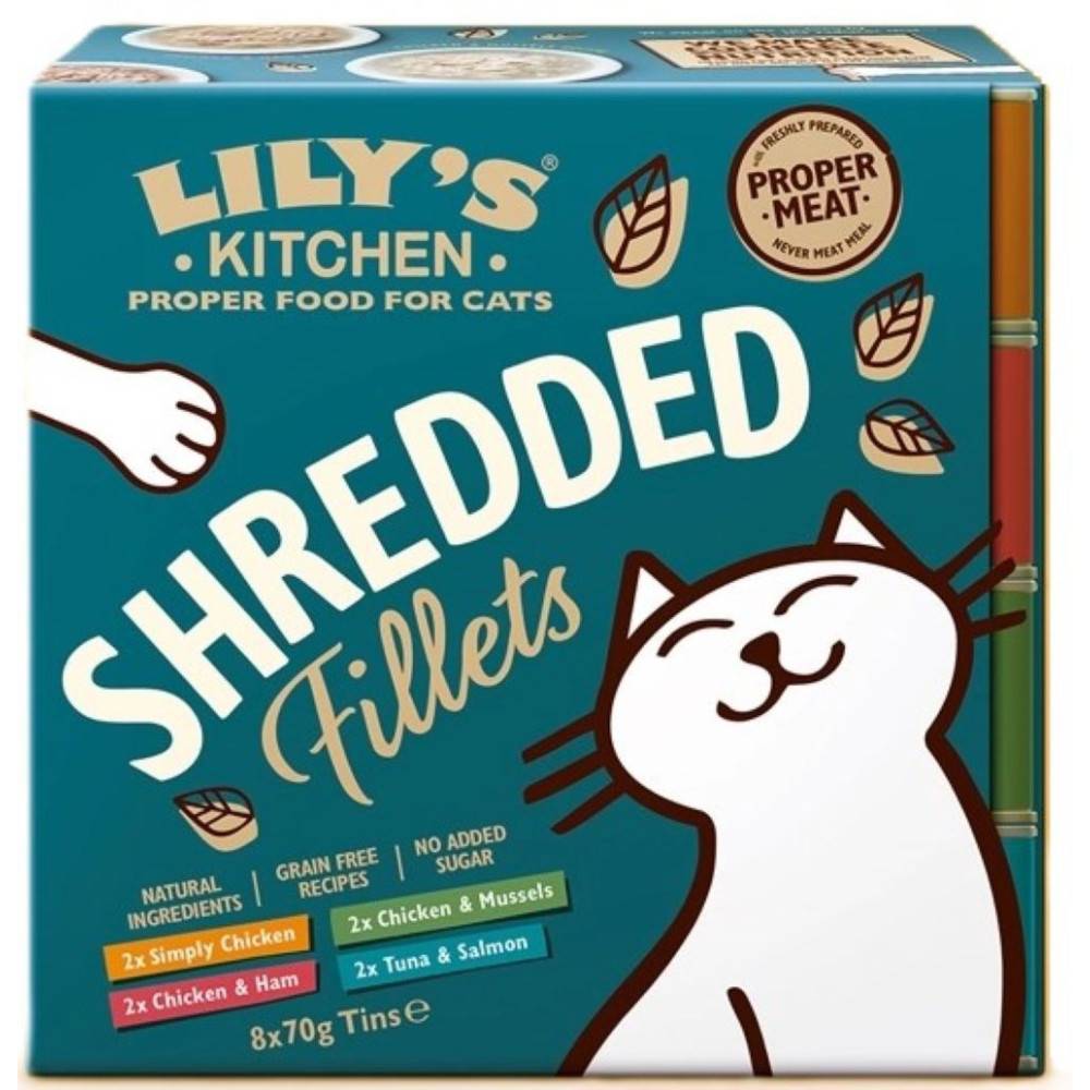 Lily's Kitchen - 8 x 70 g Multipack Effilochés en bouillon, pour chat Lily's Kitchen - Imagen 1