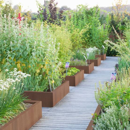 Decklinea - Carre potager corten module triangle - Image 6
