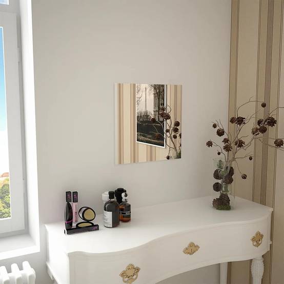 Prolenta Premium - Miroir Lajo Argent 40 X 40 cm - P87209A - Image 1