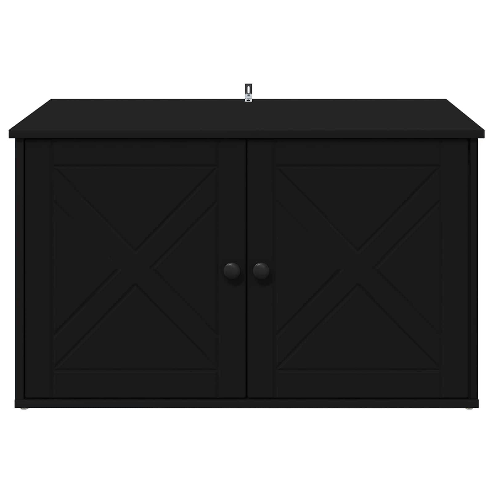 Vidaxl - Maison pour chat Noir 85 x 55 x 50,5 cm Bois d'ingénierie vidaXL 8000726 - Image 8