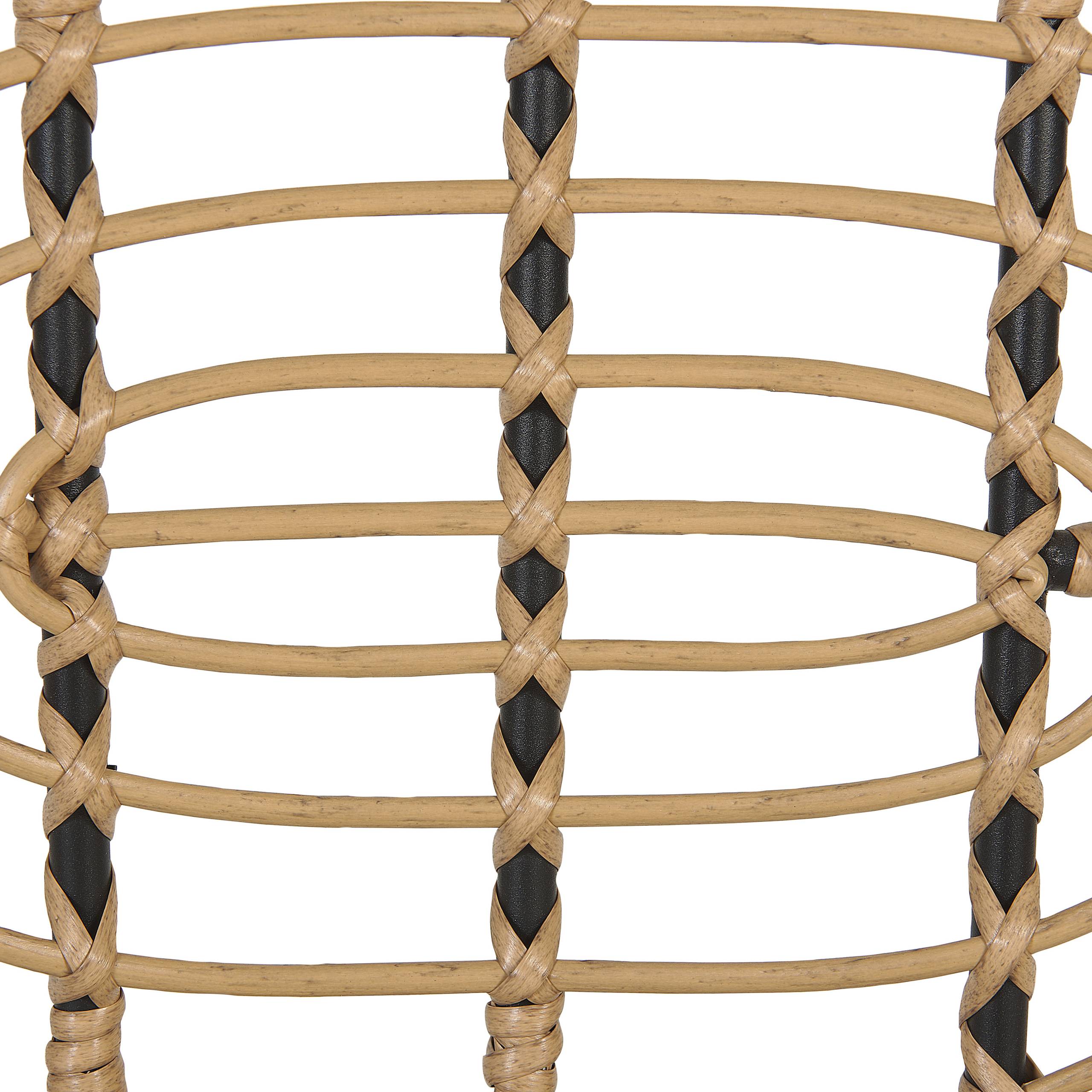Beliani - Chaise de jardin Polyrotin Naturel PRATELLO - Beliani - Imagen 9