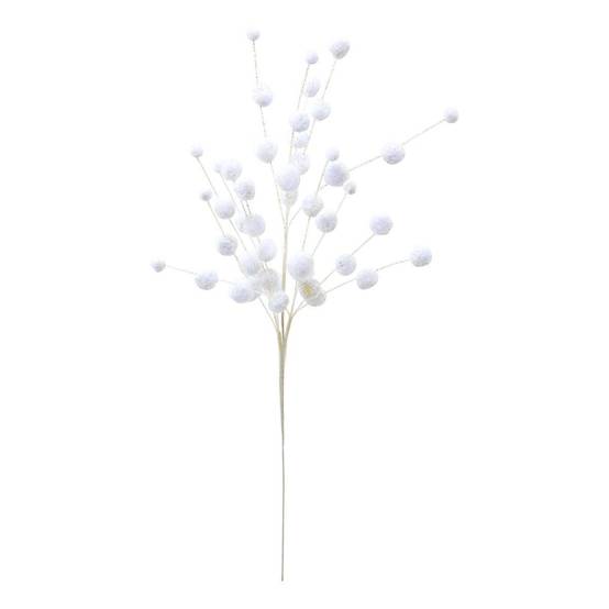 Atmosphera - Branche décorative boules en coton H. 68 cm - Atmosphera Créateur d'intérieur - Image 1