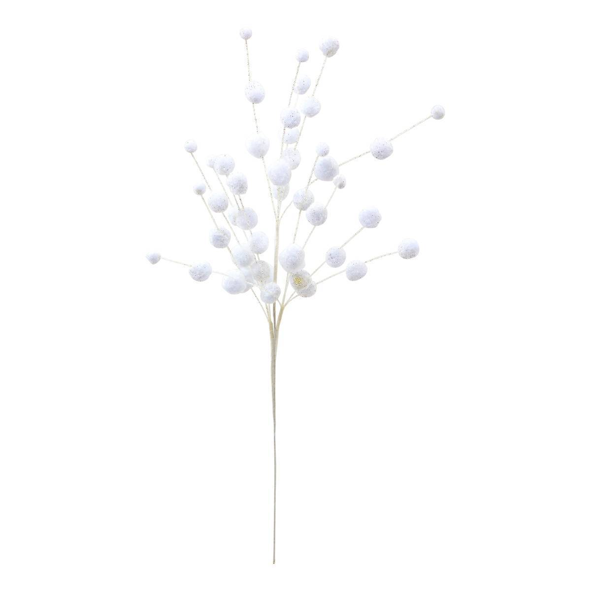 Atmosphera - Branche décorative boules en coton H. 68 cm - Atmosphera Créateur d'intérieur - Image 1