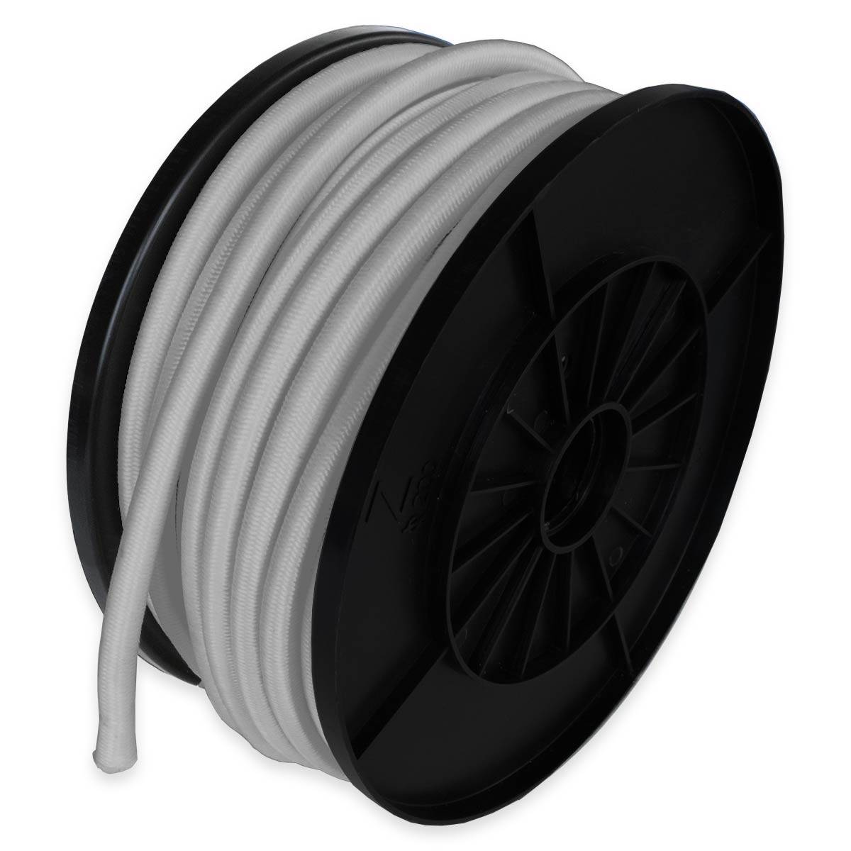 Sandow élastique Gris 25 mètres 9SW - Qualité PRO - Tendeur pour bâche de diamètre 9 mm TECPLAST - Imagen 1