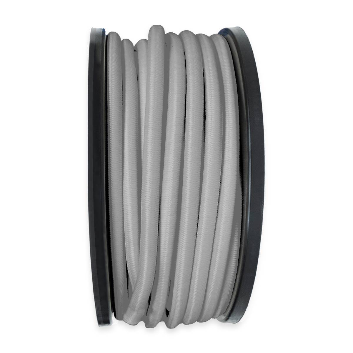 Sandow élastique Gris 25 mètres 9SW - Qualité PRO - Tendeur pour bâche de diamètre 9 mm TECPLAST - Imagen 6