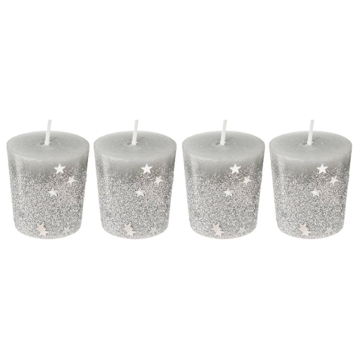 Fééric Lights & Christmas - Bougies Votives Argentées - Feeric Lights & Christmas - Imagen 1