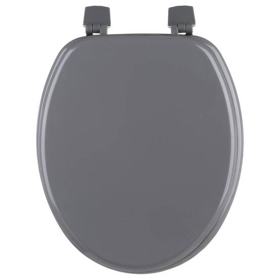 Abattant WC en Bois "Bathroom" 43cm Gris - Image 1