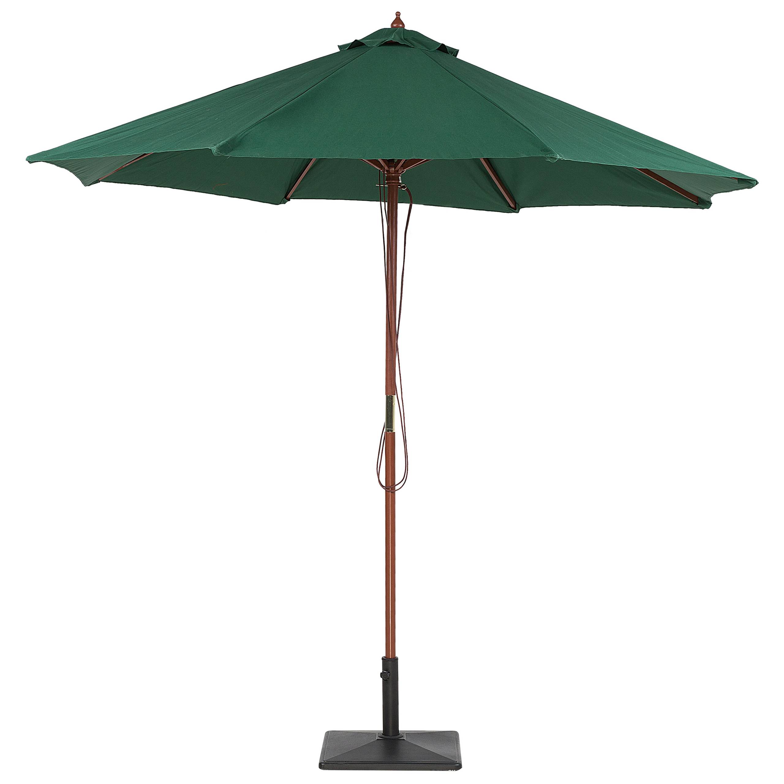 Beliani - Parasol droit Tissu Vert foncé TOSCANA Beliani - Imagen 3