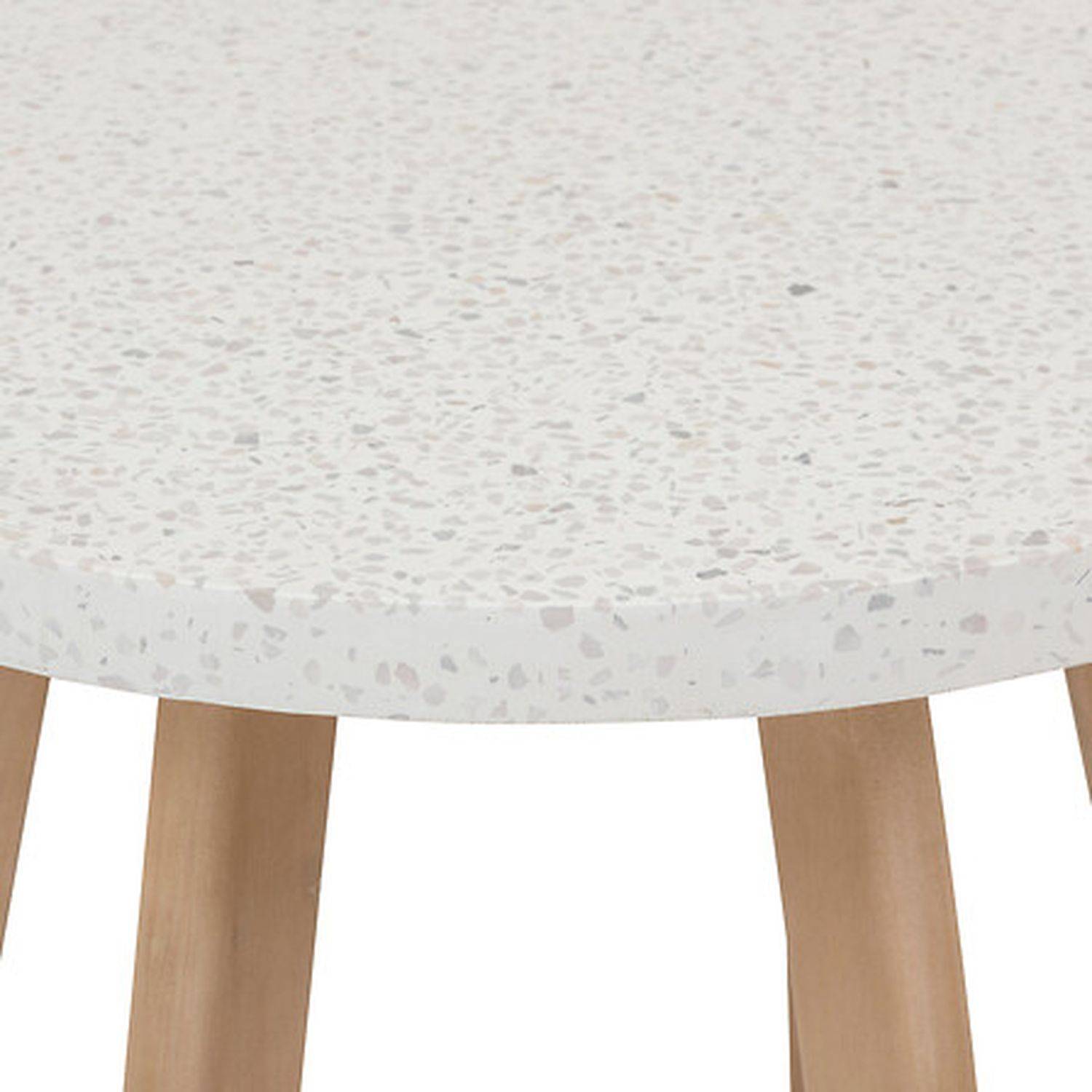 Hesperide - Table d appoint de jardin ronde "Lemindo" 50 x 53cm en eucalyptus Hespéride - Image 5