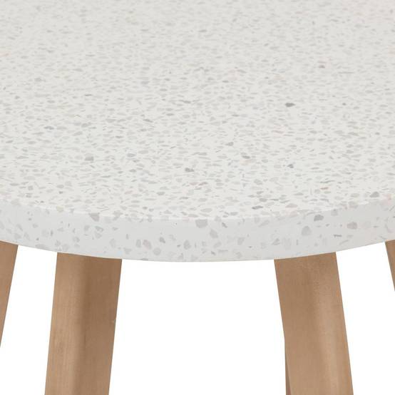 Hesperide - Table d appoint de jardin ronde "Lemindo" 50 x 53cm en eucalyptus Hespéride - Image 2