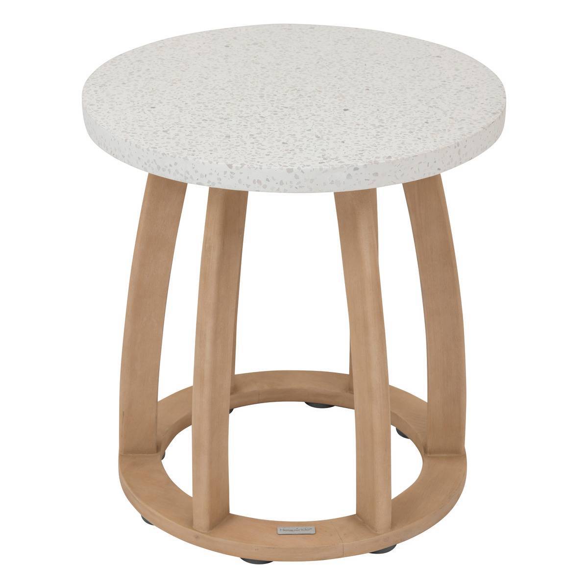 Hesperide - Table d appoint de jardin ronde "Lemindo" 50 x 53cm en eucalyptus Hespéride - Image 1