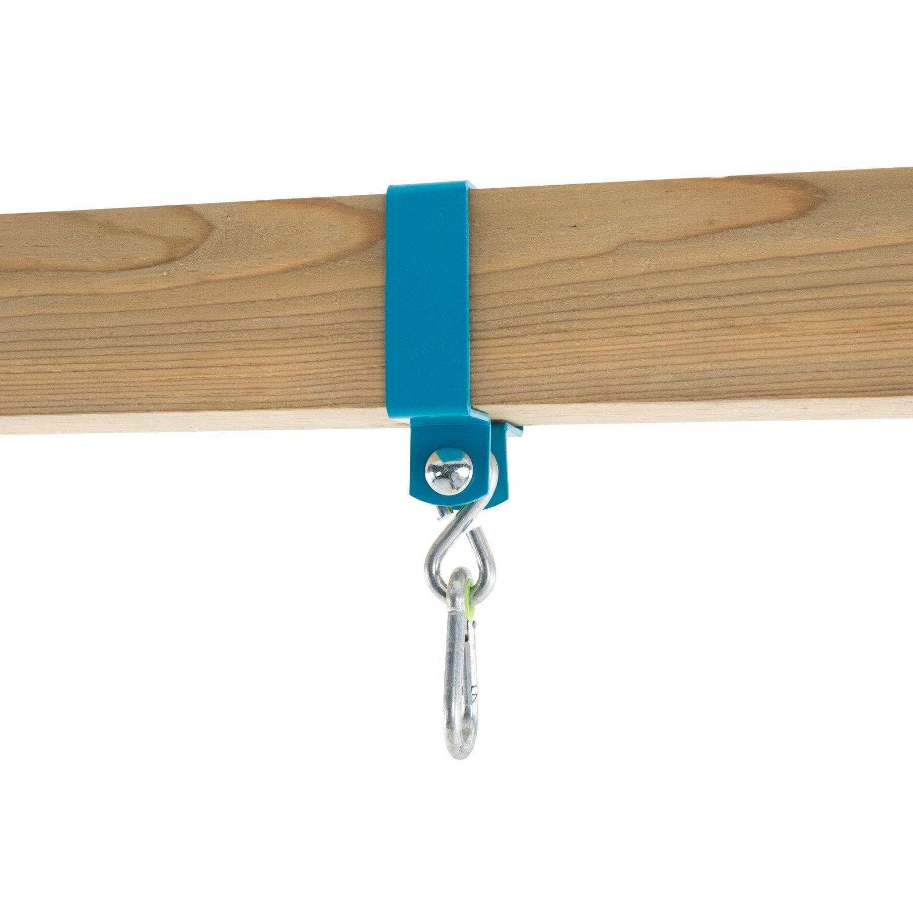 Tp Toys - Portique EVEREST 2 balançoires - kit d'ancrage - bois carré FSC® h243 cm - Imagen 3